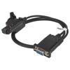 vhbw RS-232 Programming Cable Compatible with Motorola HT1100, JT1000, MT2000,