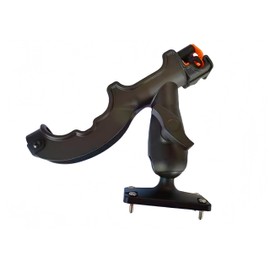 360° Swivel Base Plastic Fishing Rod Holder – Durable, Adjustable & Universal for Boats, Kayaks, and Shorelines ( Square Base)