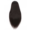 Hairginkgo Mannequin Head 26"-28" Super Long Synthetic Yaki Fiber Hair
