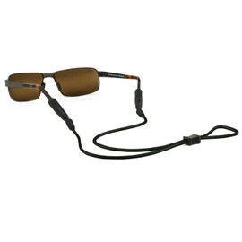 Croakies Terra System Sport Eyewear Retainer, Black, 12 Inch x 3.2mm