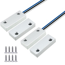 GUUZI 3 Wires for N.O./N.C. Roller Door Contact, Magnetic Reed Switch, Alarm Applications MC-52