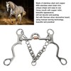 Pelham Bit Strong Fine Workmanship Stainless Steel Horse Bit for