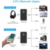 Bluetooth 5.3 Transmitter and Receiver, 2-in-1 3.5mm Wireless Audio Adapter,