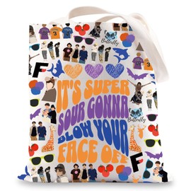 JNIAP Sturniolo Tote Bag Chris & Matt & Nick Gifts Team Orange Purple Blue Gifts Sturniolo Merch, It's Super, Large
