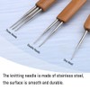 3 Pieces Dreadlocks Tool Dreadlock Crochet Hook Set Hair Crochet