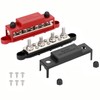 Greluma 1 Pair Power Distribution Block Busbar, 4 x M8
