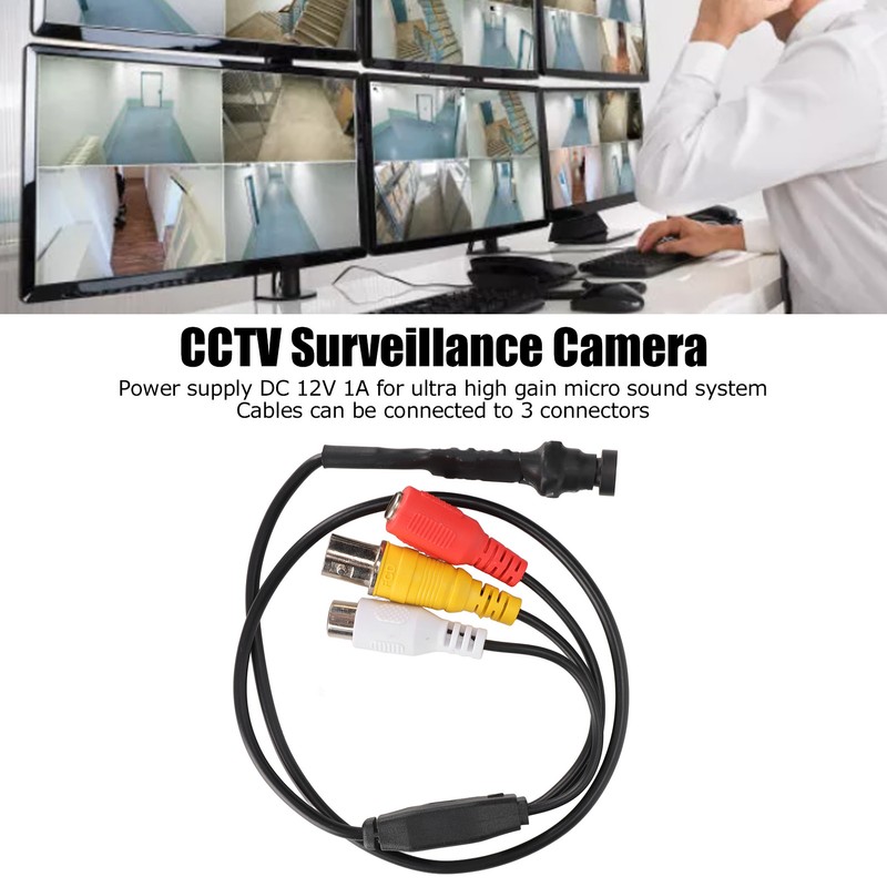 Mini Security Camera 1000TVL HD 120° Wide Angle Miniature Wired