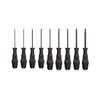 TEKTON Hex High-Torque Black Oxide Blade Screwdriver Set, 9-Piece (5/64-3/32,