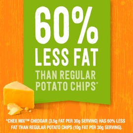 Simply Chex Snack Mix, Cheddar, 0.92 Ounce (Pack of 60)