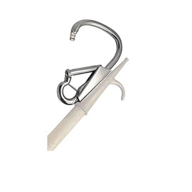 Kong. Gancio d'Attracco 20 in Acciaio Inox per Uso Nautico. Facilita le Manovre di Attracco alla Boa. Resistenza 2400 Kgf. Made in Italy. 590g. Lucido. 1 Unità