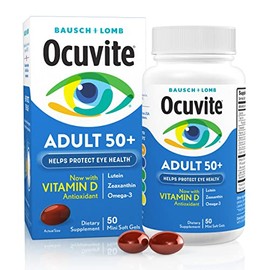 Ocuvite Suplemento Vitaminas Minerales Adultos Mayores Años Cápsulas Blandas Unidades