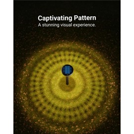 Sunco 5 Pack Round Solar Pathway Lights Outdoor, Super Bright 120 LM, 2CCT 2700K Soft White & 4000K Cool White, Dimmable Path Lights for Garden, Backyard, Walkway, Driveway