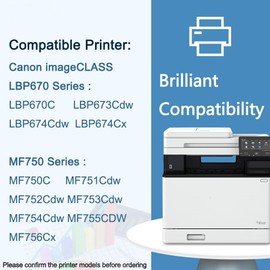 For Canon 069 Toner Cartridge Set Replacement for Canon 069 Canon 069h for Canon mf753cdw