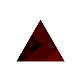 Marketing Holders Acrylic Mirror 5" Triangle Dark Red .118" Thick No Adhesive Reflective Pieces Perfect for DIY Arts and Crafts School Projects Home or Office Decor Special Events