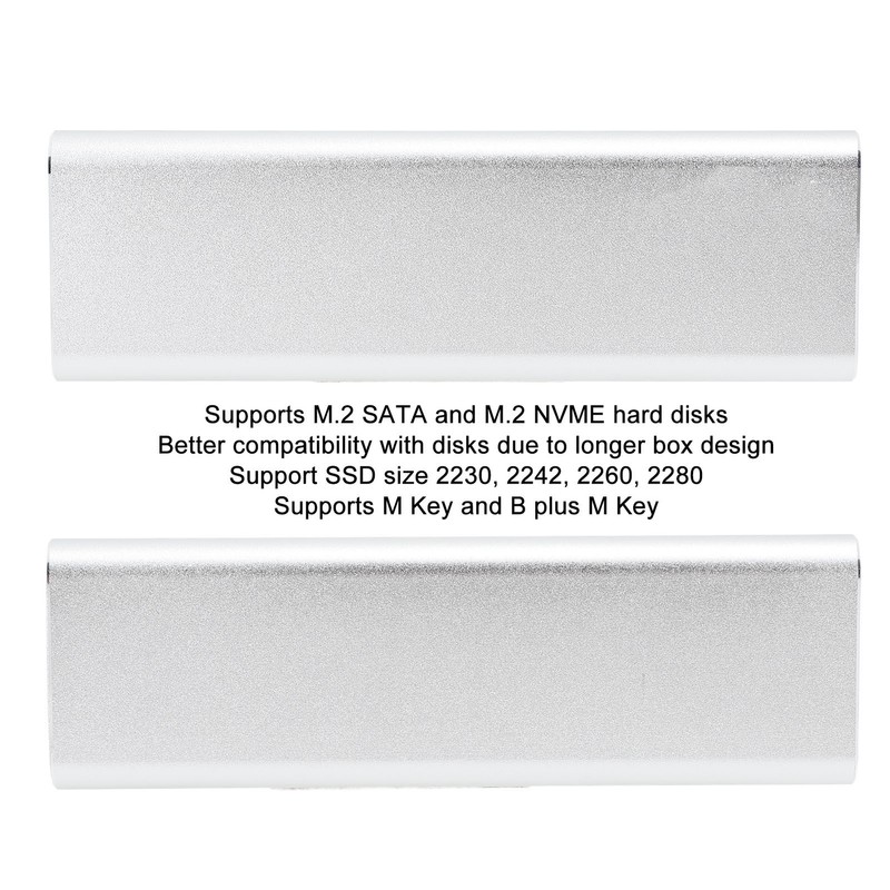 SSD Enclosure M.2 Nvme PCIE NGFF SATA Type C USB