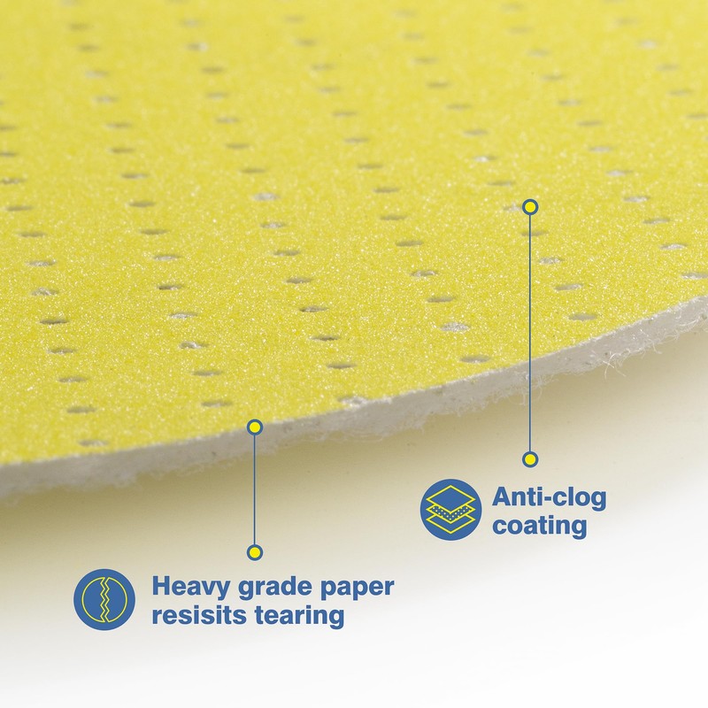 Selead Sandpaper 225 mm Velcro Durable Sanding Pads Pack of