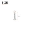 DTGN 100Pcs M2x10mm Flat Head Wood Screws, 304 Stainless Steel