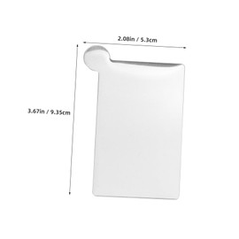 IWOWHERO Foundation Palette Mini Makeup Palette Makeup Plate Palette Makeup Blending Plate Makeup Mixing Tray for Foundation Makeup Palettes Mixing Palette for Nails Pu Leather Silver