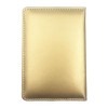 Missmore PU Leather Passport Cover with Gold USA Logo Printed