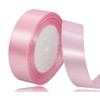 Satin Ribbon Pink 25 mm, 22 Metres Decoration Gift Ribbon