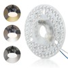 HKZTUY 18W 4.9-Inch Ceiling Fan LED Light Replacement, Dimmable LED