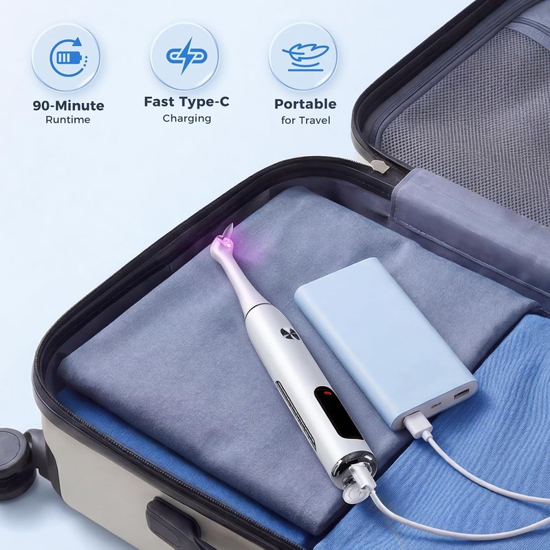 Pulidor de Dientes Valkynos con Kit de Blanqueamiento y 5