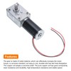 sourcing map DC 12V High Torque Turbine Worm Geared Motor