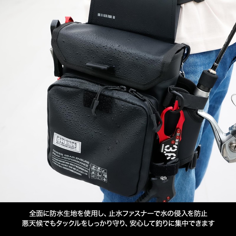 DRESS Tactical Shield Leg Bag Airbone Fishing Waterproof Bag Backpack