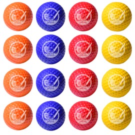 GoSports Foam Golf Practice Balls - 16 Pack Realistic Feel and Limited Flight Use Indoors or Outdoors
