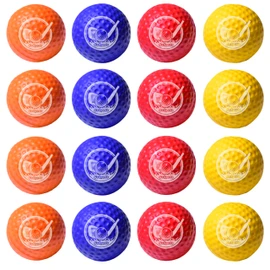GoSports Foam Golf Practice Balls - 16 Pack Realistic Feel and Limited Flight Use Indoors or Outdoors