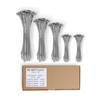 Haus Projekt Cable Ties Grey Long and Short, 500 Zipties