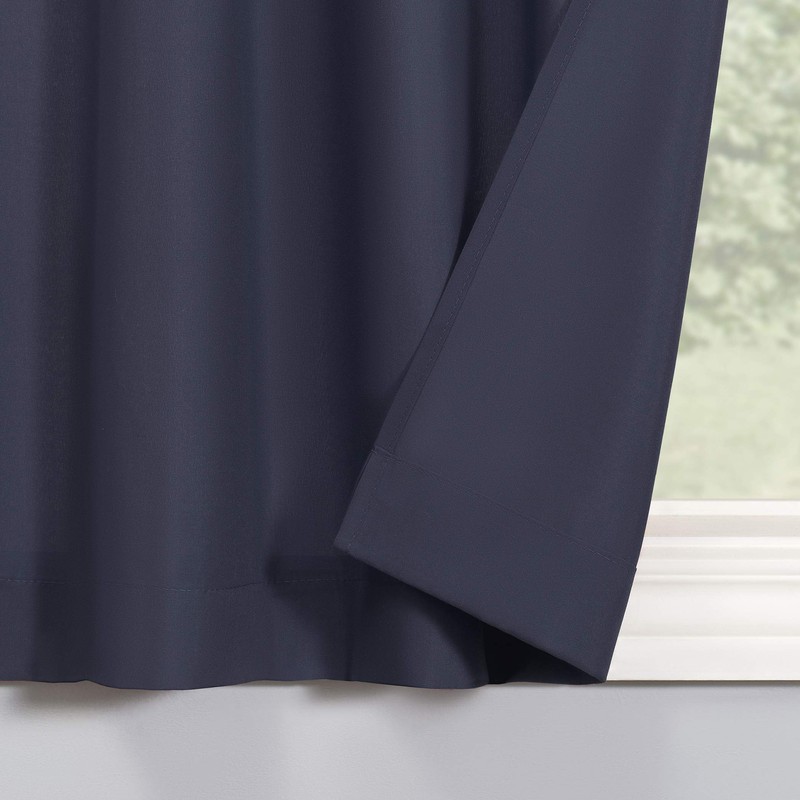 No. 918 Martine Microfiber Semi-Sheer Rod Pocket Kitchen Curtain Valance