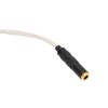 4.4mm Balanced Female to 3.5mm Stereo Male Adapter Cable Gold