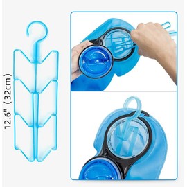 Spring.Rd 4 in 1 Hydration Bladder Cleaning brush Set,Water Bladder Cleaning Kit Flexible Long Brush for Hose, Small Brush for Bite Valve, Big Brush for Bladder& Collapsible Hanger for Drying