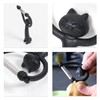 Astro 510-23 Black Black Cat Peeler, Made in Japan, Stainless