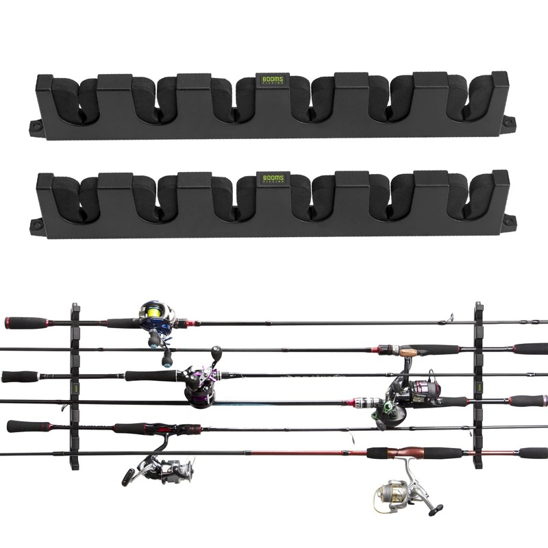 Booms Fishing WV5 Rod Stand Wall Mount Rod Holder Space