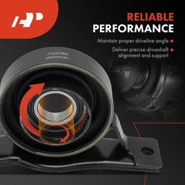 A-Premium Drive Shaft Center Support Bearing Compatible with Dodge Charger 2015-2018, Challenger 2015-2020 & Chrysler 300 2015-2018, Replace# 52123973AB, 52123973AC, Driveshaft Carrier Bearing