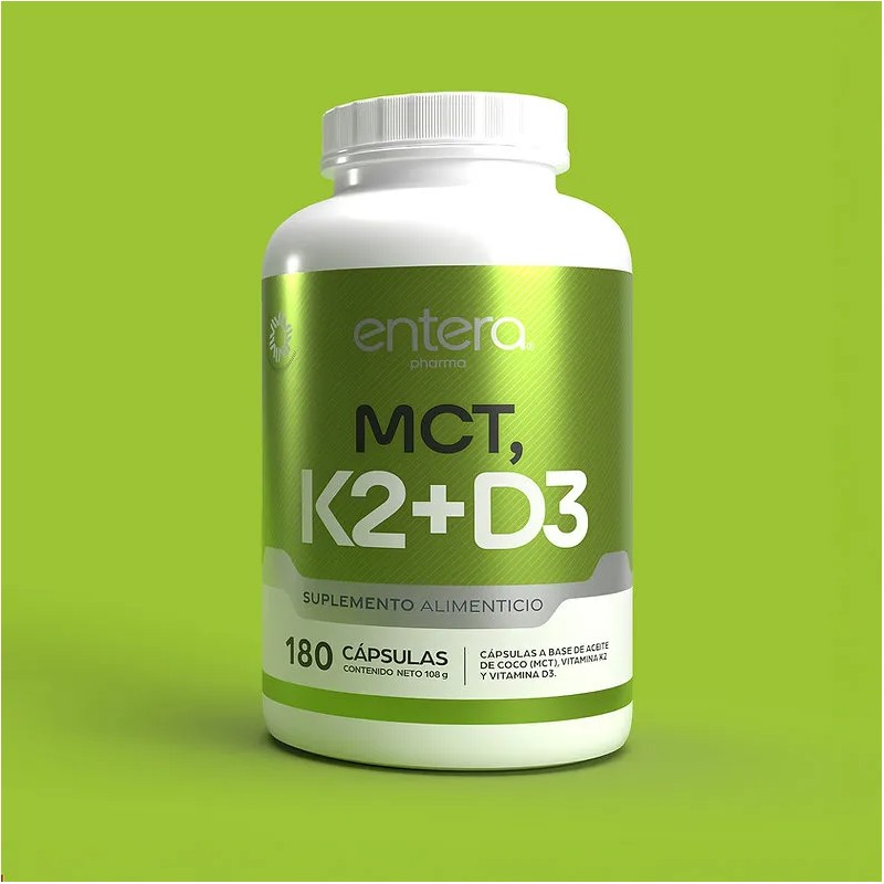 Multivitaminico Mct Entera Vitamina K2 Y D3 Mct 180 Capsulas