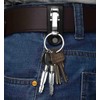 Liangery Keychain, Car Belt Keychain, Carabiner, Men's Belt Loop, Leather,