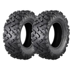 EcoExplorer 27x9-14 ATV Tires - All Terrain, 6PR, Tubeless, Pack of 2, 27x9x14 ATV UTV Trail Mud Sand Off-Road Tires