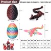 4PCS 3D Printed Dragon Eggs with Dragon Inside and DND