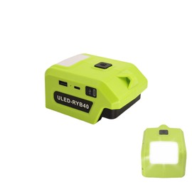 aeobdai Battery Adapter Compatible with Ryobi 40V Power Converter with USB and USB C Charging Interface for Phone Charging