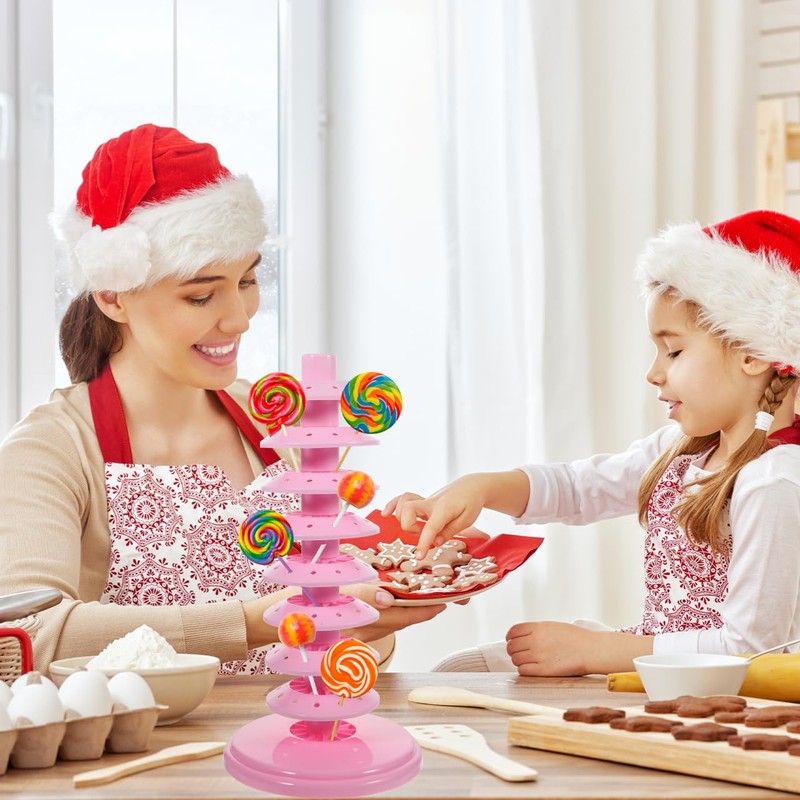 Ciieeo 1pc Soporte De Paletas De Dulce De 8 Niveles