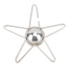Coffee Cooling Tool with Reusable Metal Ice Sphere Stainless Steel