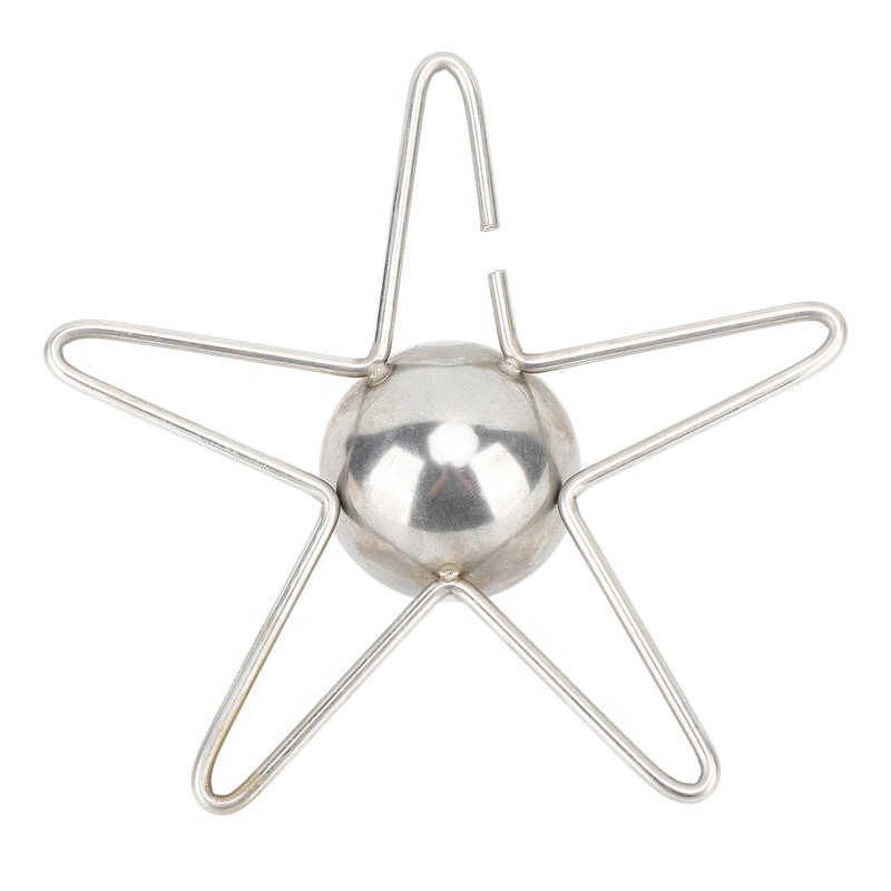 Coffee Cooling Tool with Reusable Metal Ice Sphere Stainless Steel