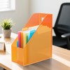 Acrylic Magazine Rack Desk File Holder Organizer for Office Desktop