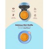 Bestron AMW500BBS Mini Waffle Maker, Alloy Steel, Blue