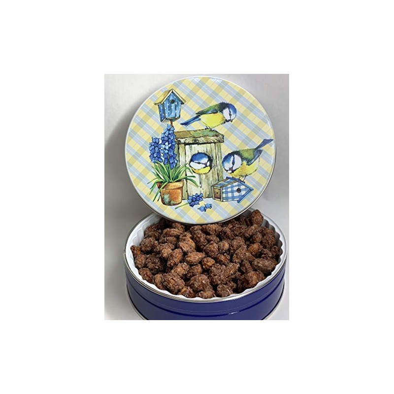 Cinnamon Roasted Nuts Gift Tin (Almonds, 1.5 Pound)