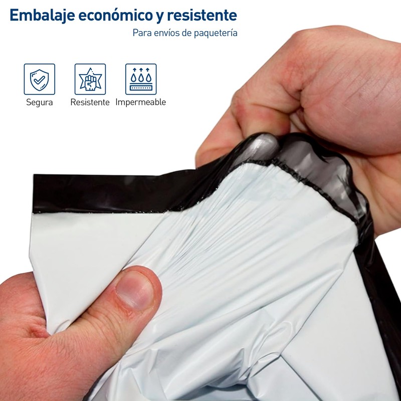 Bluelander 100 Bolsa de Embalaje 17*25 cm, Sobre de Plástico