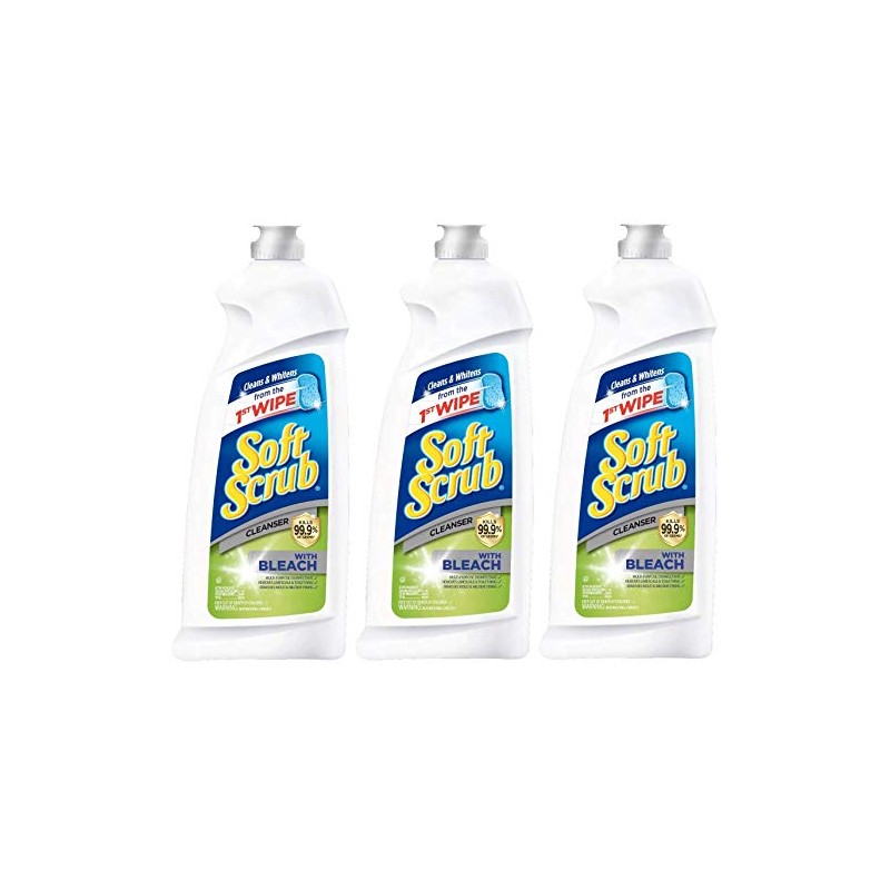 Product of Soft Scrub with Bleach Cleanser, 36 oz., 3